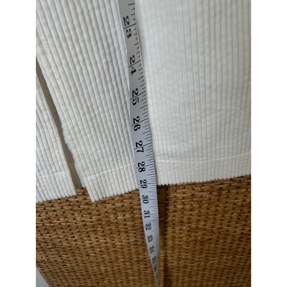 Moon River White Midi Skirt with Front Slit - Picture 4 of 6